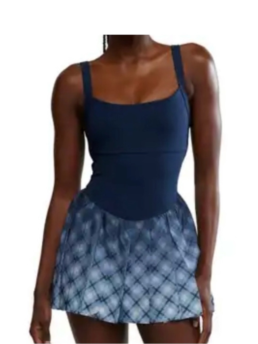 FP Movement by Free People Navy Blue Tank Skort